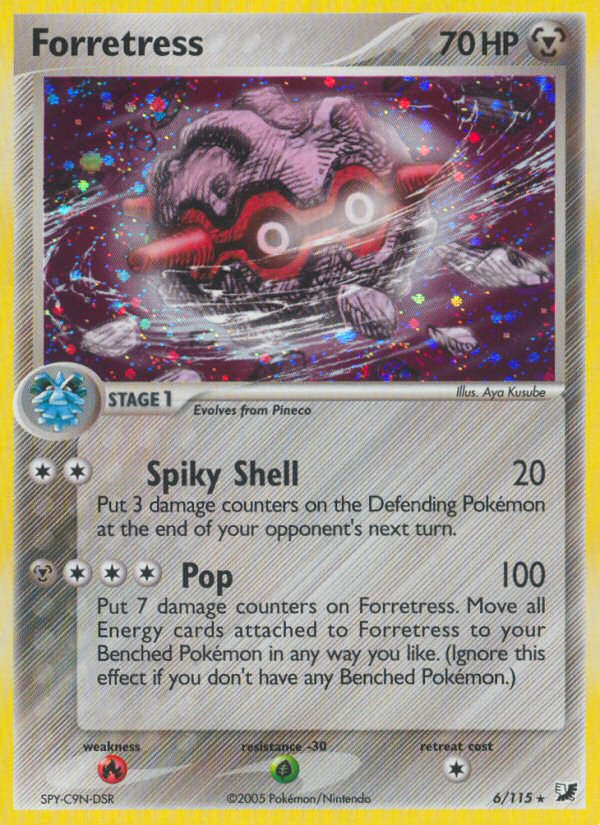 Forretress (6/115) [EX: Unseen Forces] Pokémon