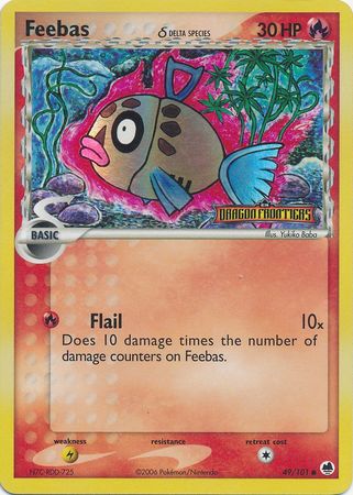 Feebas (49/101) (Delta Species) (Stamped) [EX: Dragon Frontiers] Pokémon