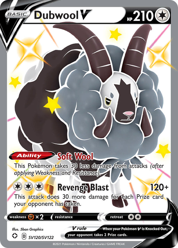 Dubwool V (SV120/SV122) [Sword & Shield: Shining Fates] Pokémon