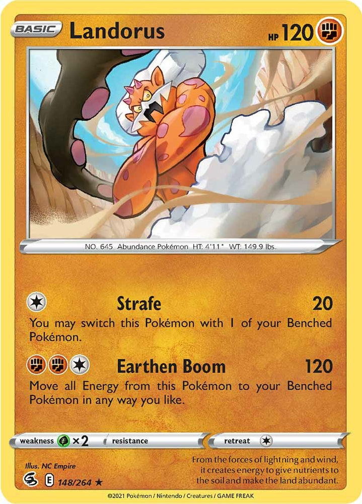 Landorus (148/264) [Sword & Shield: Fusion Strike] Pokémon