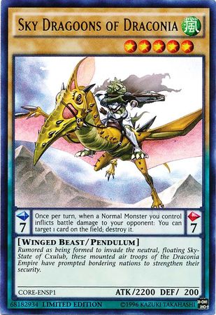 Sky Dragoons of Draconia [CORE-ENSP1] Ultra Rare Yu-Gi-Oh!