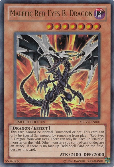 Malefic Red-Eyes B. Dragon [MOV2-EN001] Ultra Rare Yu-Gi-Oh!