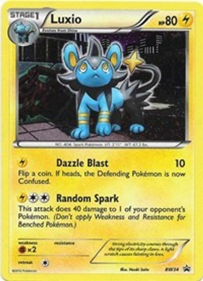 Luxio (BW34) (Cosmos Holo) [Black & White: Black Star Promos] Pokémon