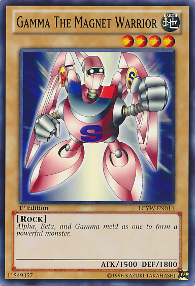 Gamma the Magnet Warrior [LCYW-EN014] Common Yu-Gi-Oh!