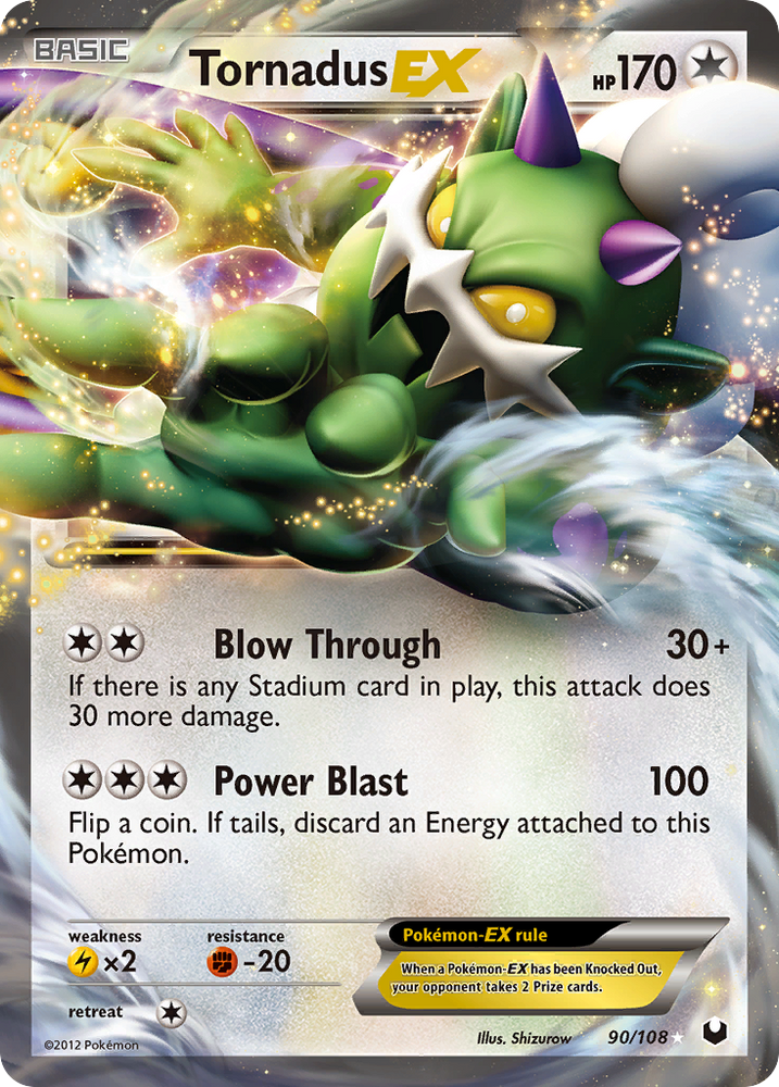 Tornadus EX (90/108) [Black & White: Dark Explorers] Pokémon