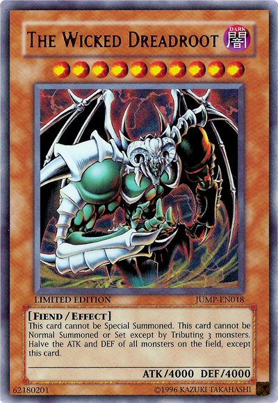 The Wicked Dreadroot [JUMP-EN018] Ultra Rare Yu-Gi-Oh!