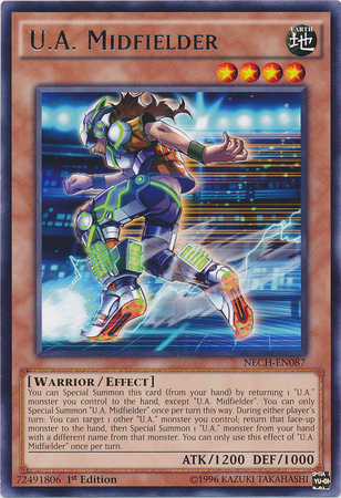 U.A. Midfielder [NECH-EN087] Rare Yu-Gi-Oh!