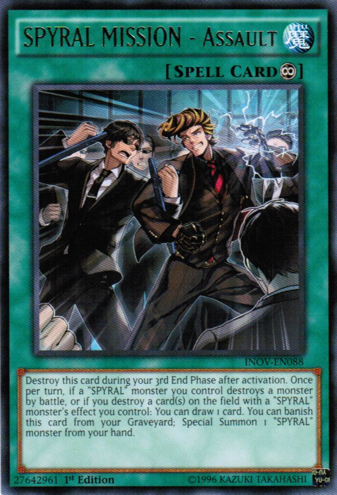 Spyral Mission - Assault [INOV-EN088] Rare Yu-Gi-Oh!
