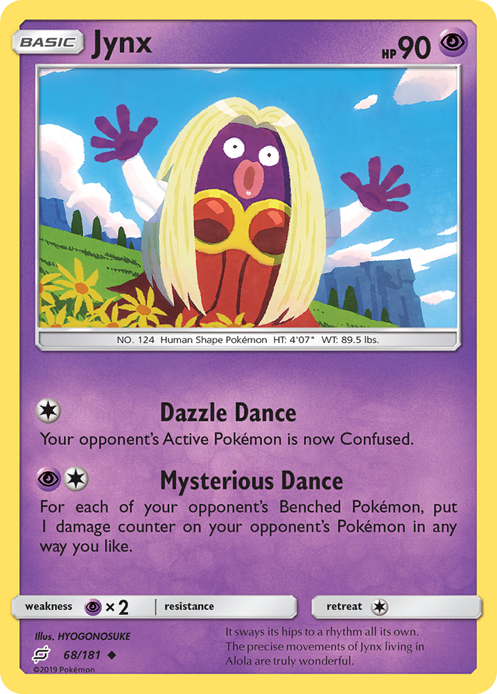 Jynx (68/181) [Sun & Moon: Team Up] Pokémon