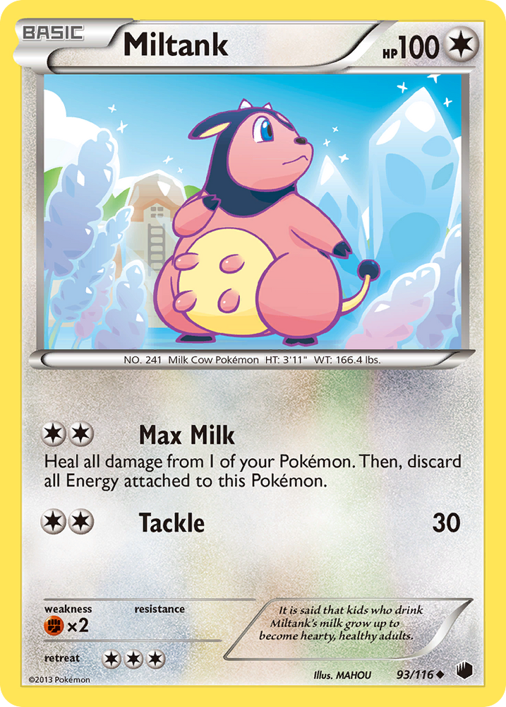 Miltank (93/116) [Black & White: Plasma Freeze] Pokémon