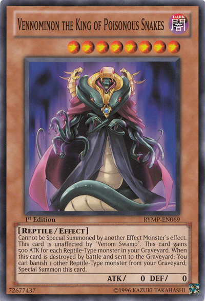 Vennominon the King of Poisonous Snakes [RYMP-EN069] Common Yu-Gi-Oh!