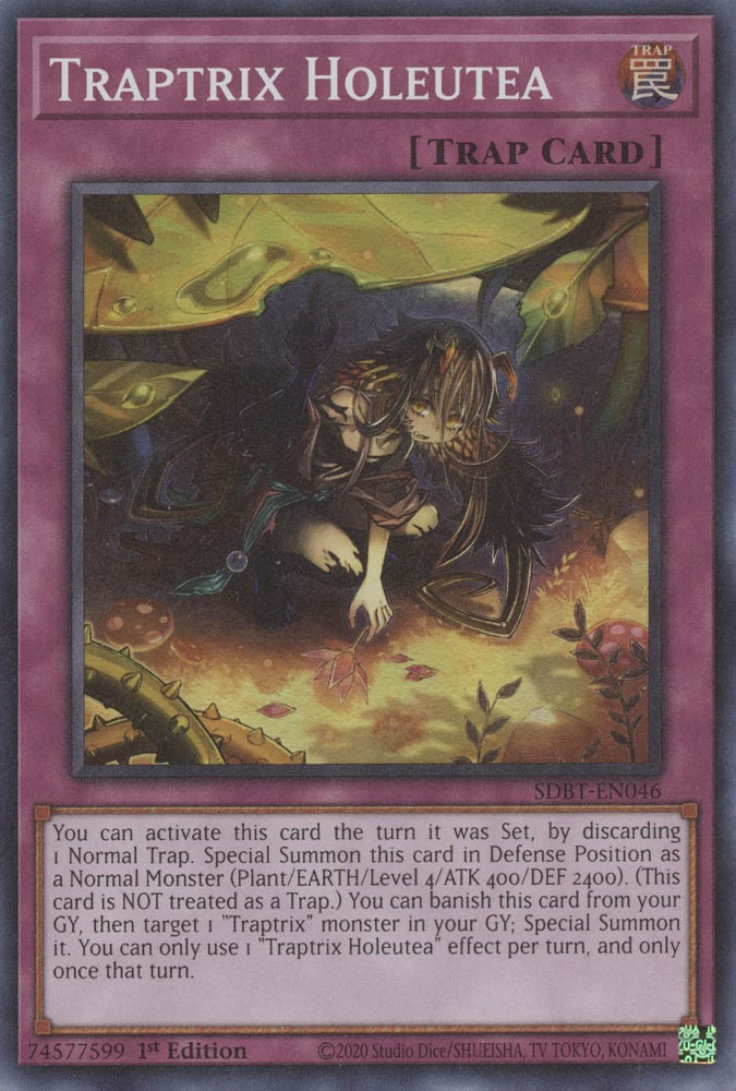 Traptrix Holeutea [SDBT-EN046] Super Rare Yu-Gi-Oh!