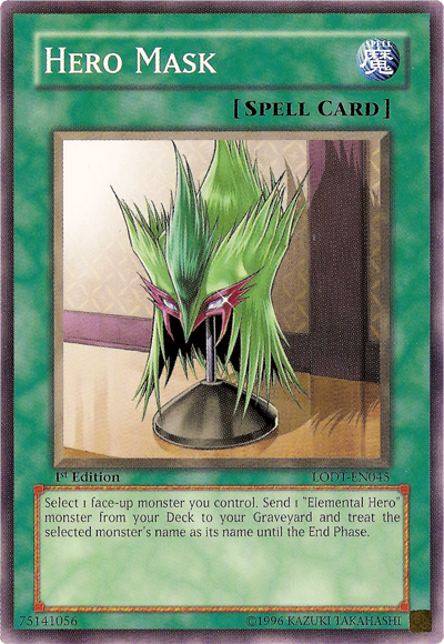 Hero Mask [LODT-EN045] Common Yu-Gi-Oh!