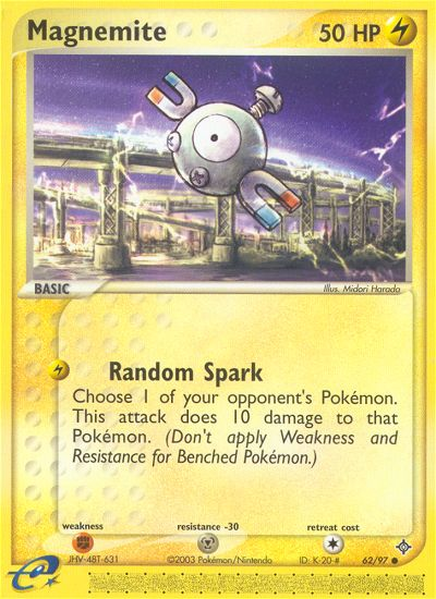Magnemite (62/97) [EX: Dragon] Pokémon
