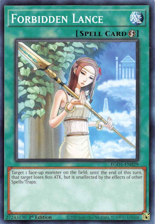 Forbidden Lance [EGO1-EN029] Common Yu-Gi-Oh!