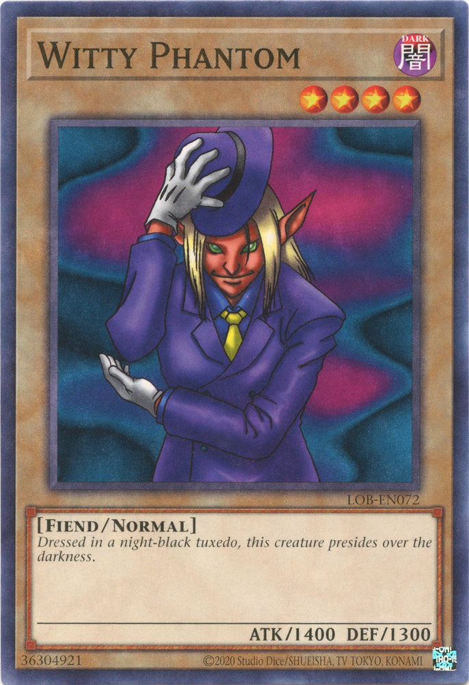 Witty Phantom (25th Anniversary) [LOB-EN072] Common Yu-Gi-Oh!