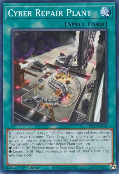 Cyber Repair Plant [SDCS-EN024] Common Yu-Gi-Oh!