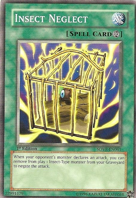 Insect Neglect [SOVR-EN061] Common - Yugioh Cards For Your TCG Needs! Yu-Gi-Oh!