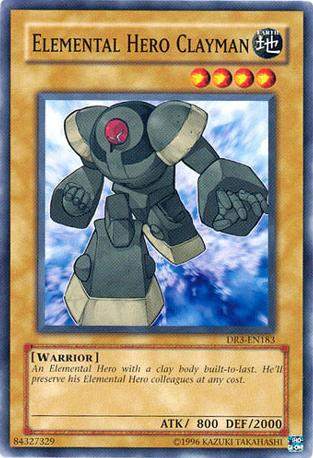 Elemental Hero Clayman [DR3-EN183] Common Yu-Gi-Oh!