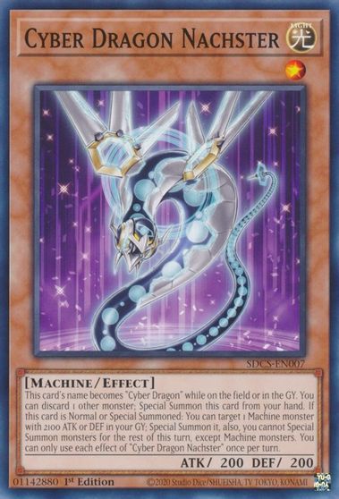 Cyber Dragon Nachster [SDCS-EN007] Common Yu-Gi-Oh!