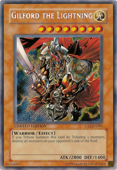 Gilford the Lightning [CT2-EN001] Secret Rare Yu-Gi-Oh!