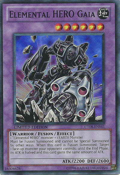 Elemental Hero Gaia [CT08-EN011] Super Rare Yu-Gi-Oh!