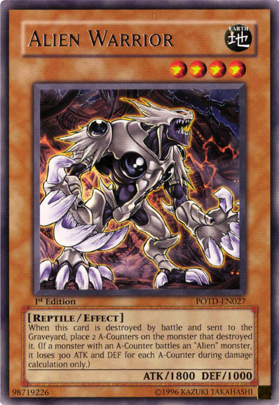 Alien Warrior [POTD-EN027] Rare Yu-Gi-Oh!