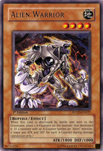 Alien Warrior [POTD-EN027] Rare Yu-Gi-Oh!