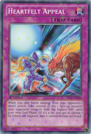Heartfelt Appeal [SP13-EN036] Starfoil Rare Yu-Gi-Oh!