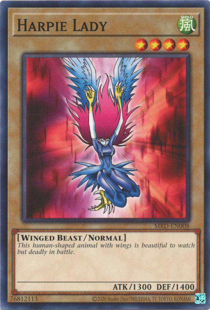 Harpie Lady (25th Anniversary) [MRD-EN008] Common Yu-Gi-Oh!