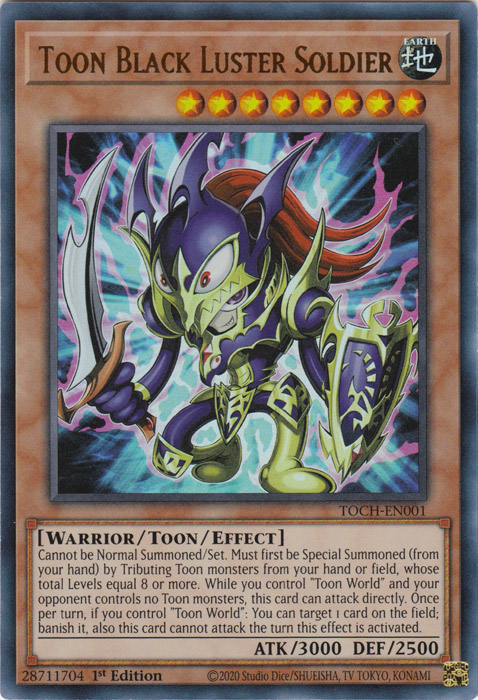 Toon Black Luster Soldier [TOCH-EN001] Ultra Rare Yu-Gi-Oh!