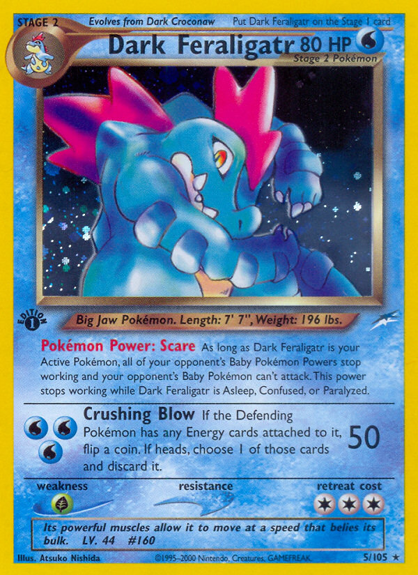 Dark Feraligatr (5/105) [Neo Destiny 1st Edition] Pokémon