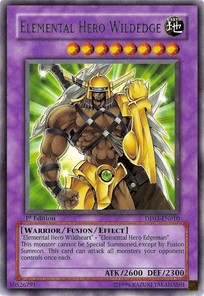 Elemental Hero Wildedge [DP03-EN010] Rare Yu-Gi-Oh!