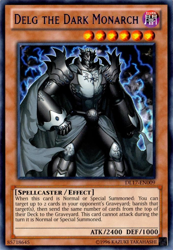 Delg the Dark Monarch (Purple) [DL17-EN009] Rare Yu-Gi-Oh!