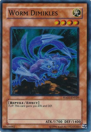 Worm Dimikles [HA01-EN020] Super Rare Yu-Gi-Oh!
