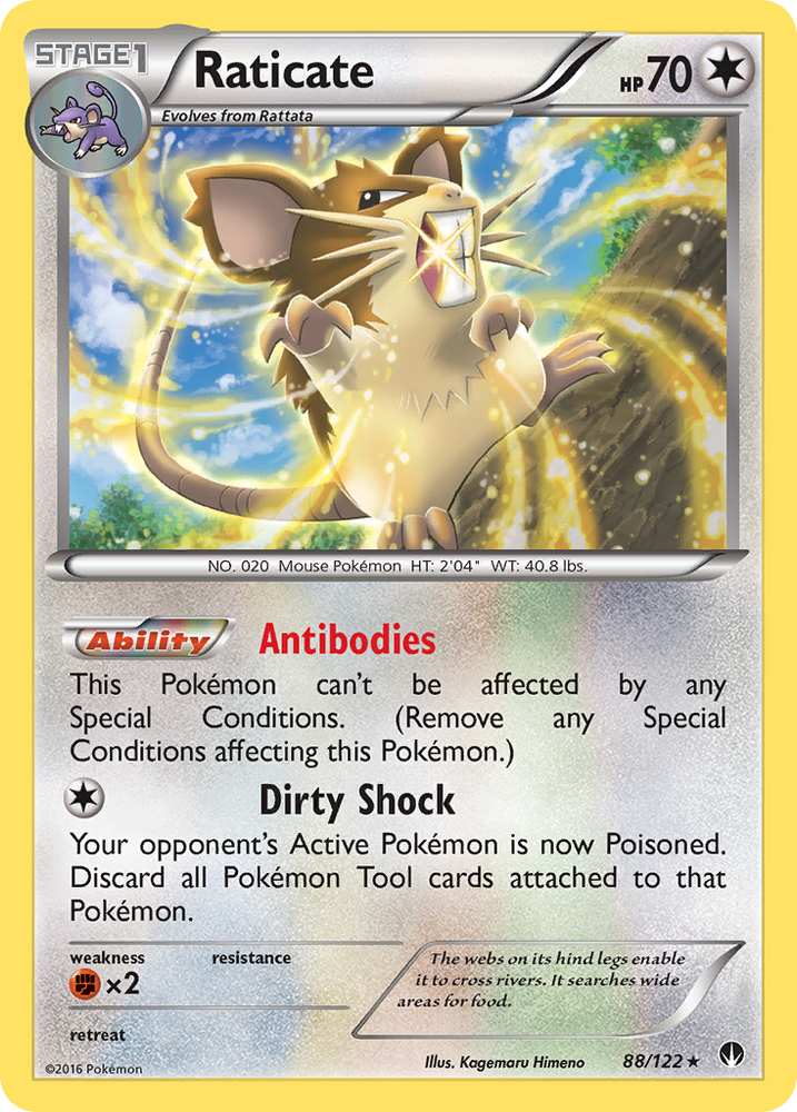 Raticate (88/122) [XY: BREAKpoint] Pokémon