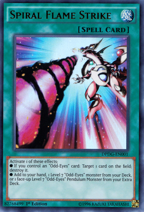 Spiral Flame Strike [DPDG-EN001] Ultra Rare Yu-Gi-Oh!