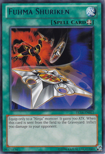 Fuhma Shuriken (Blue) [DL14-EN011] Rare Yu-Gi-Oh!