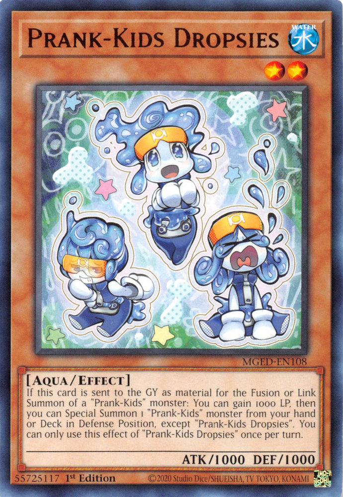 Prank-Kids Dropsies [MGED-EN108] Rare Yu-Gi-Oh!