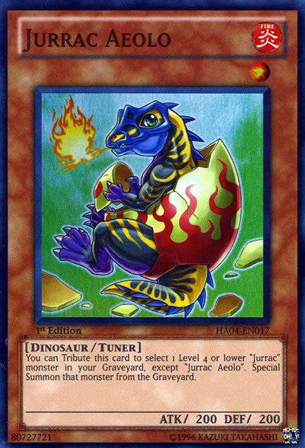 Jurrac Aeolo [HA04-EN017] Super Rare Yu-Gi-Oh!