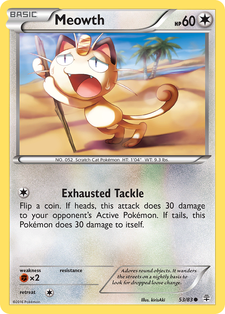 Meowth (53/83) [XY: Generations] Pokémon