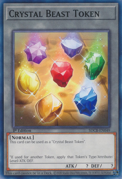Crystal Beast Token [SDCB-EN049] Common Yu-Gi-Oh!