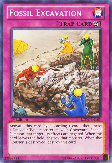 Fossil Excavation [LCJW-EN165] Common Yu-Gi-Oh!