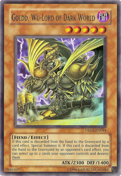 Goldd, Wu-Lord of Dark World [DR04-EN084] Ultra Rare Yu-Gi-Oh!
