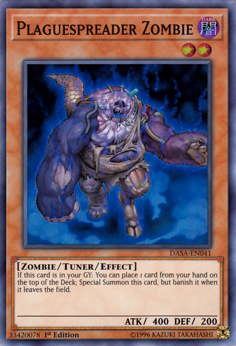 Plaguespreader Zombie [DASA-EN041] Super Rare Yu-Gi-Oh!
