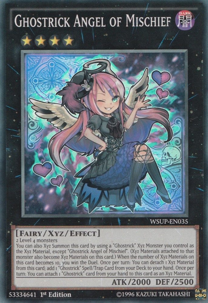 Ghostrick Angel of MIschief [WSUP-EN035] Super Rare Yu-Gi-Oh!