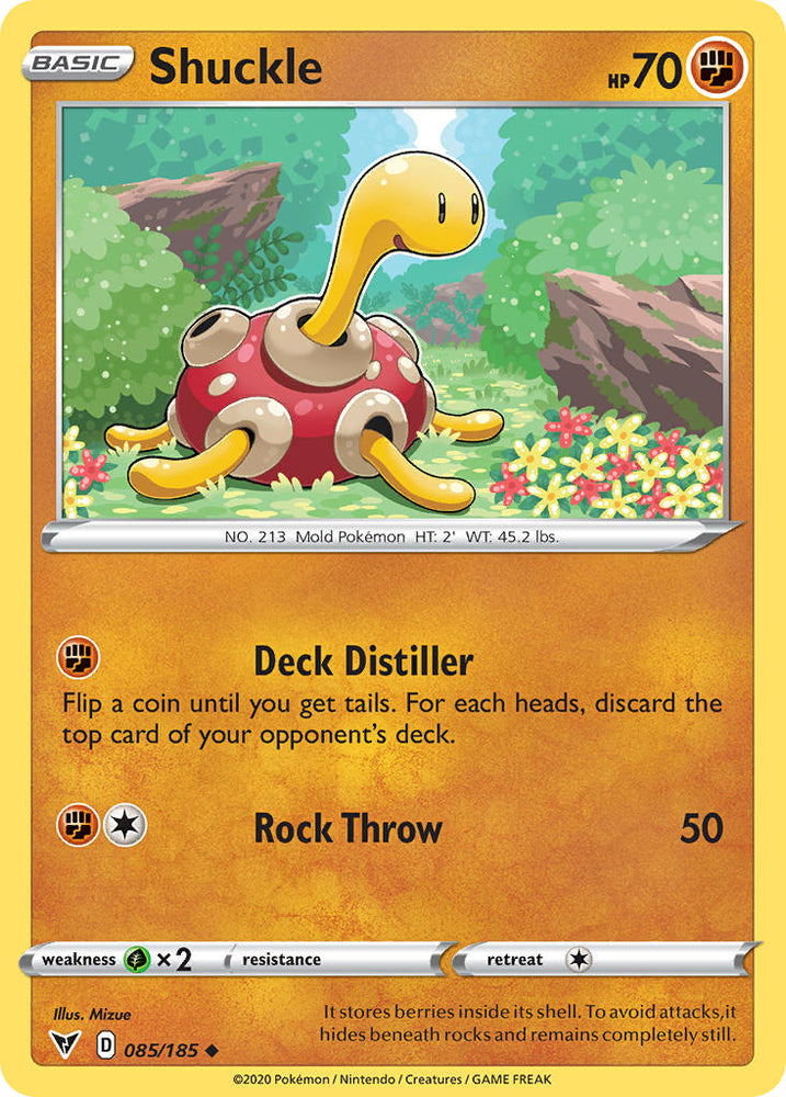 Shuckle (085/185) [Sword & Shield: Vivid Voltage] Pokémon