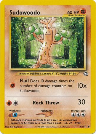 Sudowoodo (77/111) [Neo Genesis Unlimited] Pokémon