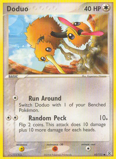 Doduo (62/112) [EX: FireRed & LeafGreen] Pokémon