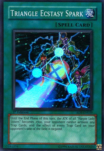 Triangle Ecstasy Spark [RDS-EN039] Super Rare Yu-Gi-Oh!